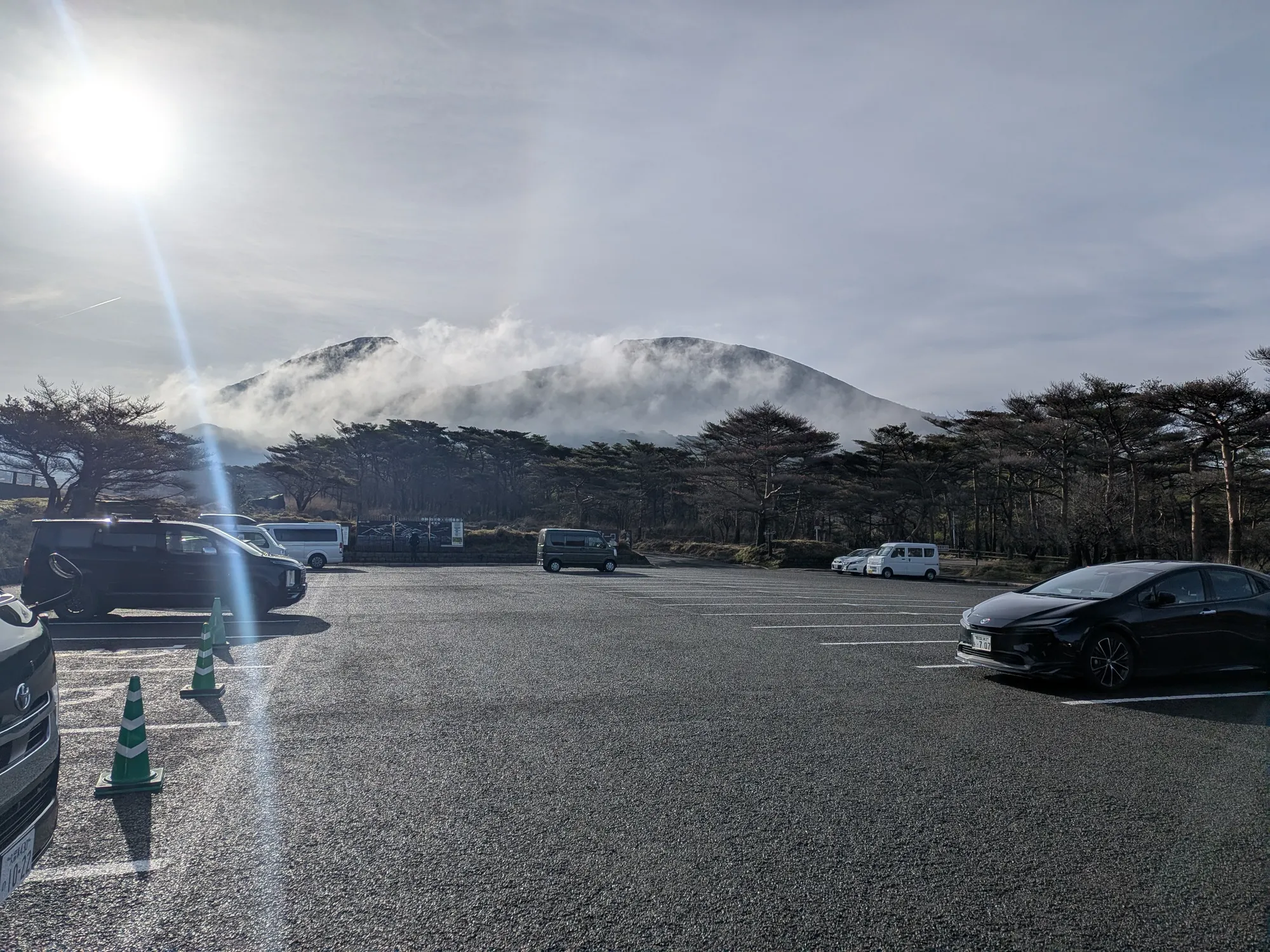 えびの高原駐車場