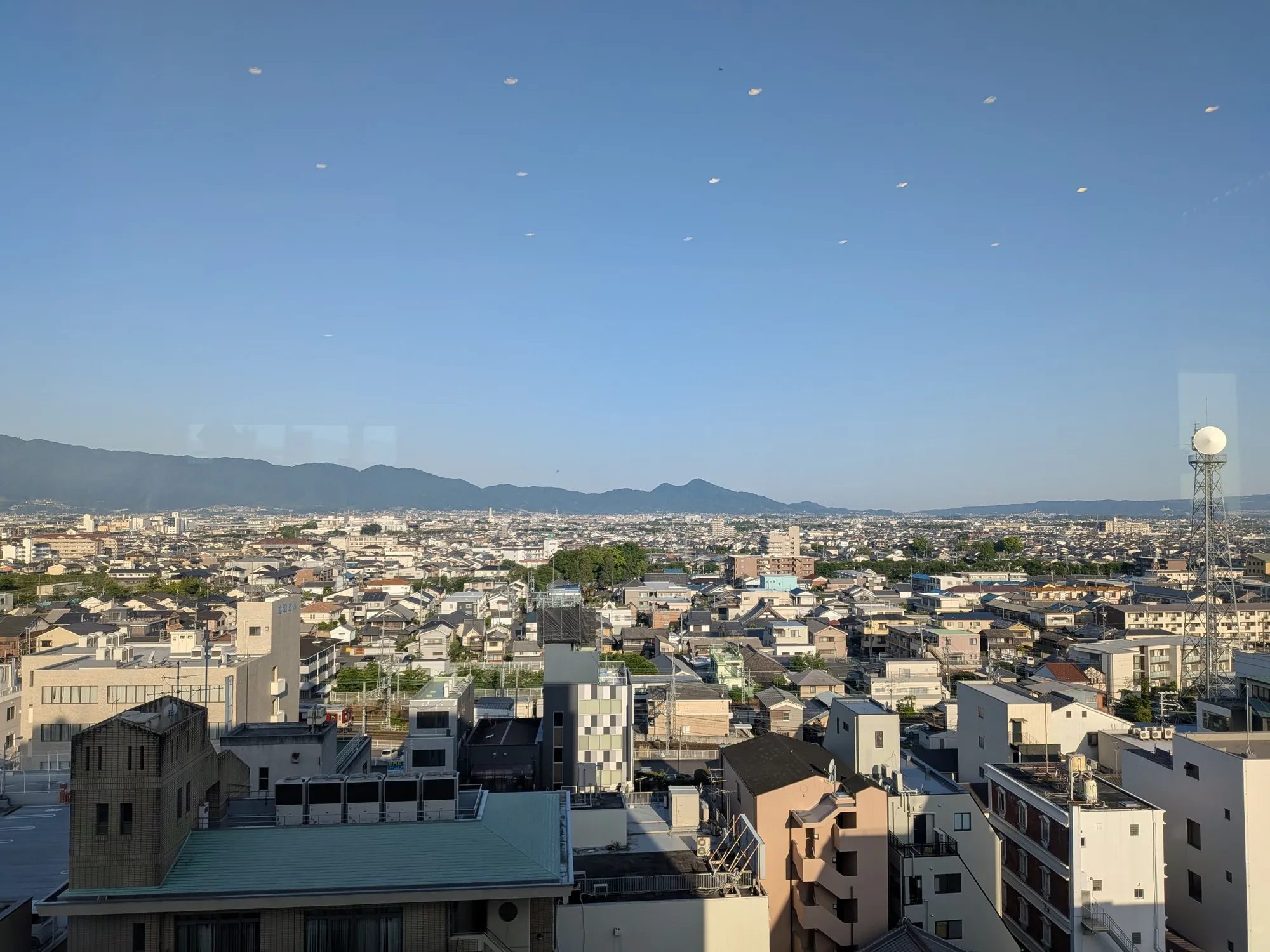 ホテルの景色