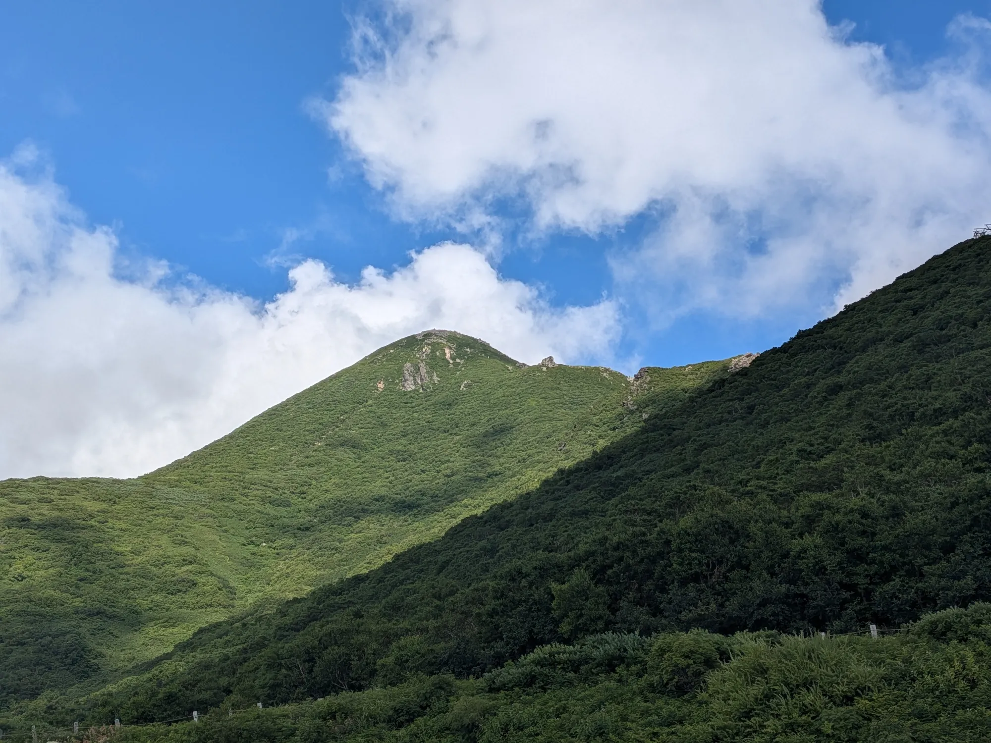 少しの晴れ間